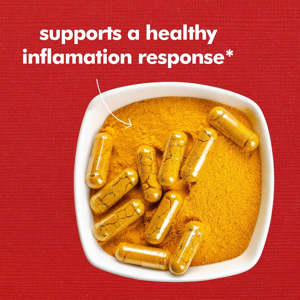 Santo Remedio Turmeric, Supports Joint Health, and Healthy Inflammatory Response to Exercise, Gluten Free, Vegetarian, Lactose Free, No Artificial Flavors, 270 Capsules, 90 Servings 3