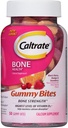 Caltrate Calcium & Vitamin D3 Supplement Gummy Bites Black Cherry, Orange, Strawberry - 50 Ct., Pack of 6 2