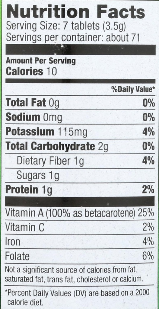 Pines Organic Barley Grass, 500 Count Tablets 4