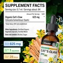 BIO KRAUTER Cats Claw Tincture - Vegan Cat's Claw Supplement - Immune Support - Alcohol & Sugar Free Extract - Vegan Drops 2 Fl.Oz. 4