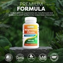 Best Naturals Magnesium Citrate (Citrato de Magnesio) 400mg 250 Tablets (400 mg of Elemental Magnesium per 2 Tablets) (1) 6