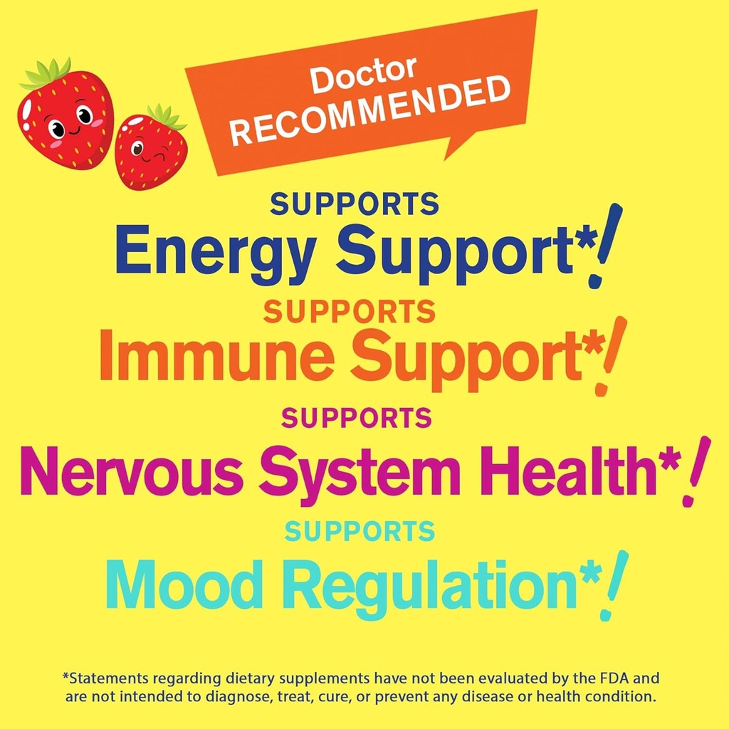WellYeah B Complex Kids + Calcium + Vitamin D3 Kids, Gummies Bundle - Great Tasting, Vitamin Supplement, Gluten Free, GMO Free, Chewable Gummy 5