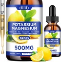 Potassium Magnesium Citrate Supplement, Liquid Magnesium Citrate Drops 500mg with Ashwagandha, Calcium, Zinc, Vitamin D3, B6, B12, CoQ10 - Vegan 2 fl oz Pineapple Flavor 2