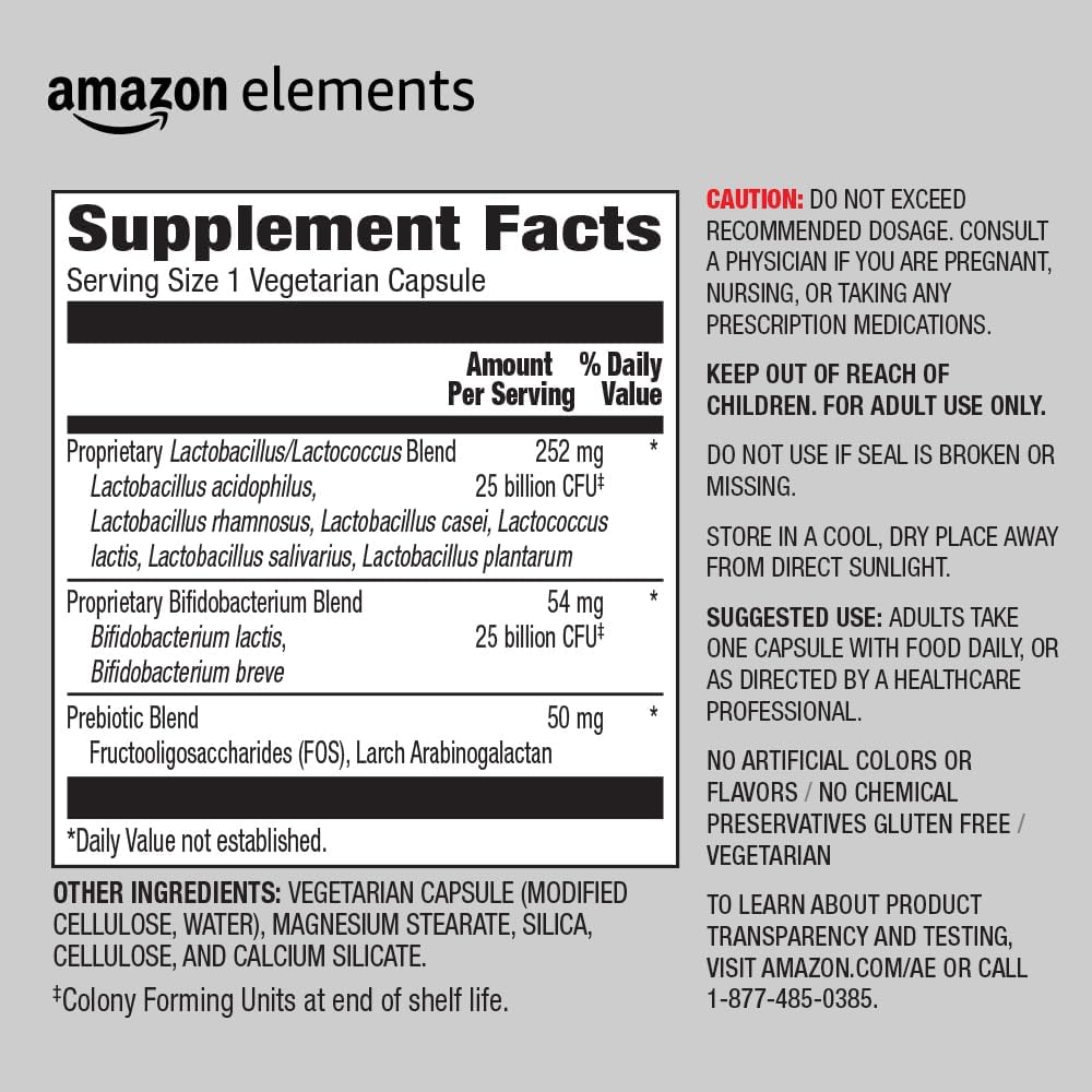 Elements Women's Probiotic 50 billion CFU per serving, vegetarian, Supports Urinary Track and Vaginal Health, 60 capsules 4