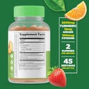 Lifeable Turmeric Curcumin + Collagen & Biotin, Gummies Bundle - Great Tasting, Vitamin Supplement, Gluten Free, GMO Free, Chewable Gummy 3