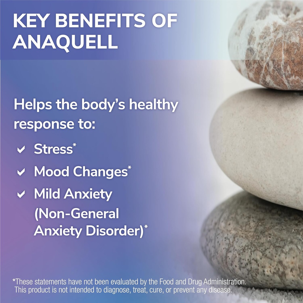 Tesseract Medical Research AnaQuell QR, Stress Relief & Mood Support Supplement, Quick Release L Citrulline & Anandamide, Helps Manage Anxiousness, 45 V-Caps, Size Exclusive to 4