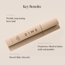 DIME Beauty Eyebrow Enhancing Gel, Clear Eyebrow Gel to Promote Fuller, Thicker, Stronger Brows, 0.20 oz / 6 mL 3