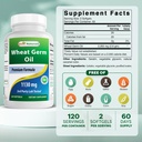 Best Naturals Wheat Germ Oil 1130 mg 120 Softgels 3