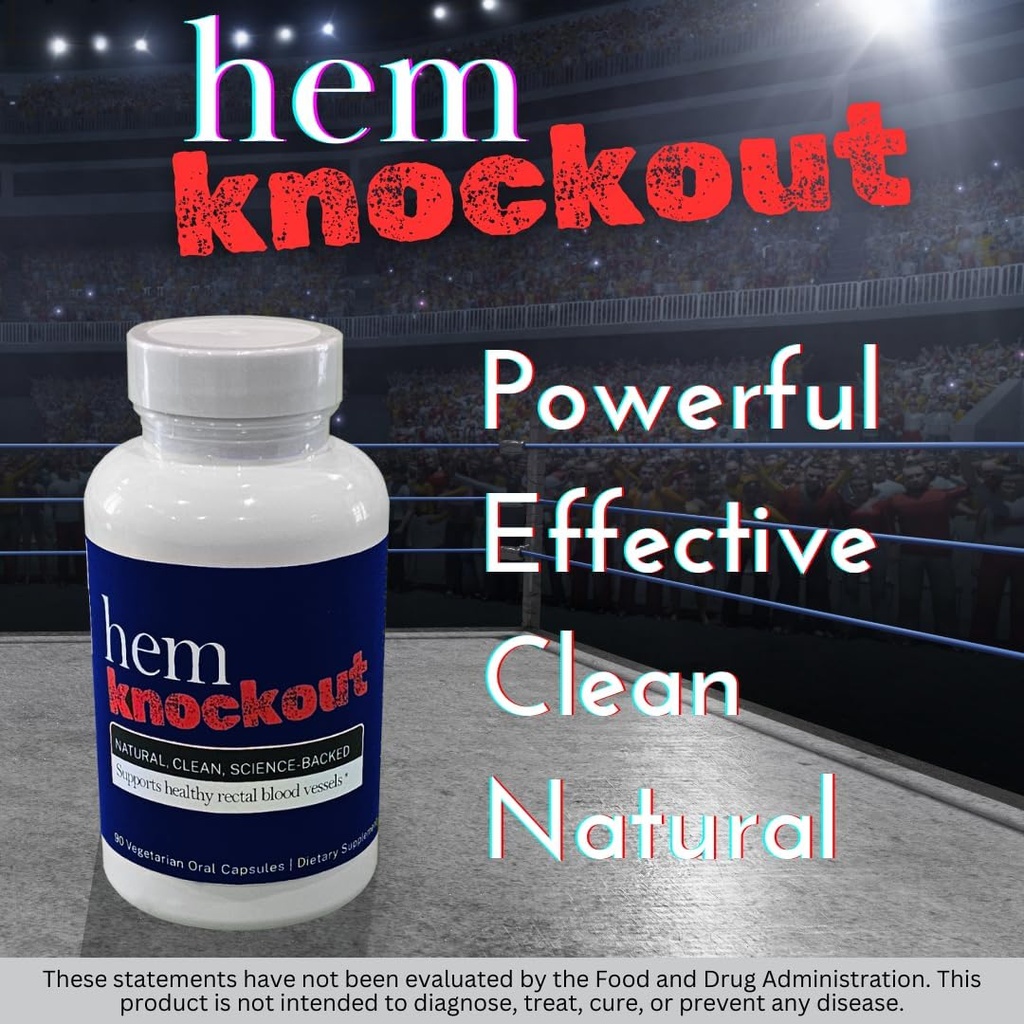 Internal Hemorrhoid Relief Supplement- Fast-Acting Pills for Pain, Swelling & Bleeding - Natural Vein Strengthening Formula - 90 Day Supply - Made in USA 5