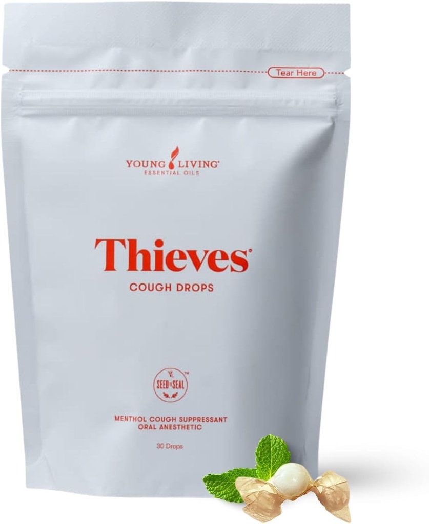 Thieves Cough Drops 30 Ct Essential Oil Infused by Young Living Essential Oil 2