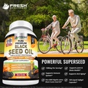 FRESH HEALTHCARE Black Seed Oil and 100% Natural Vitamin C - Bundle 4