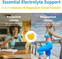 Potassium Magnesium Gummies, Magnesium Citrate & Potassium Citrate Supplements with Vitamin D3, B6 for Electrolyte Balance, Muscle, Leg Cramps, GMO Free Gluten Free (Pineapple,60 Count) 6