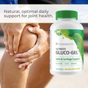 Youngevity Ultimate Gluco-Gel -for Joints, Tendons, Bones & Cartilage | Contains Glucosamine, Gelatin & Manganese | 120 Capsules | 4 Bottles 4