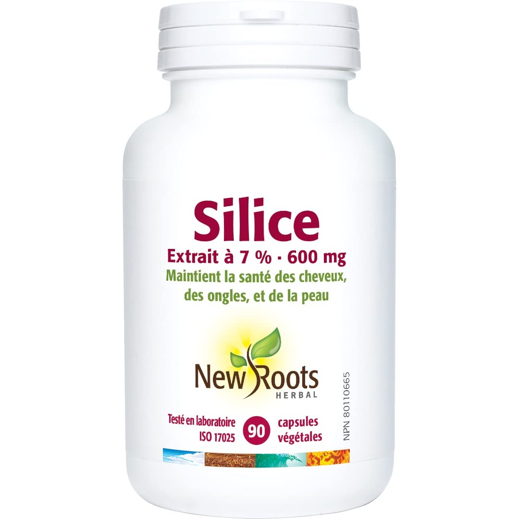 NEW ROOTS HERBAL Silica 7% Extract 600Mg, 90 CT 4
