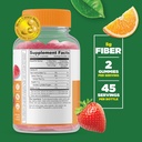 Lifeable Prebiotic Fiber Kids + Phosphatidylserine (PS) Kids, Gummies Bundle - Great Tasting, Vitamin Supplement, Gluten Free, GMO Free, Chewable Gummy 3