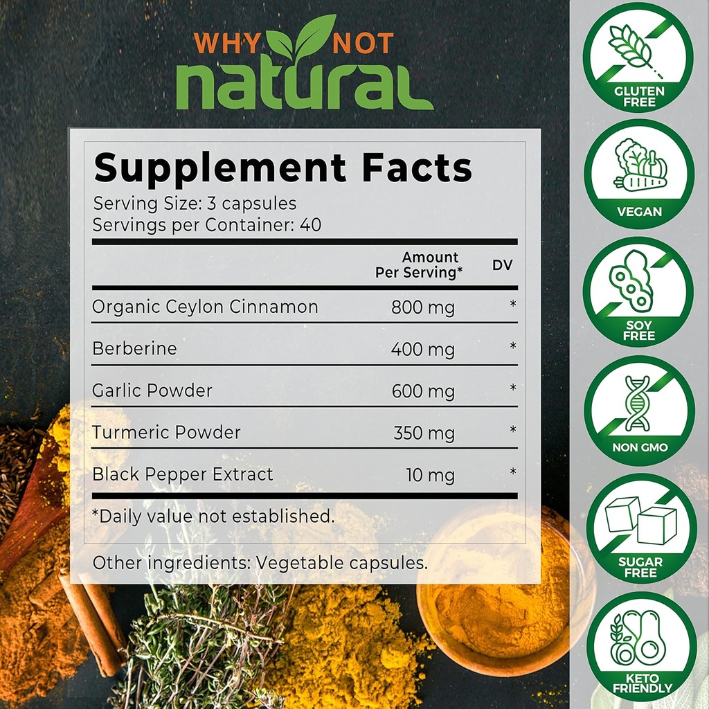 Magnesium Complex Supplement and Ceylon Cinnamon Complex 4
