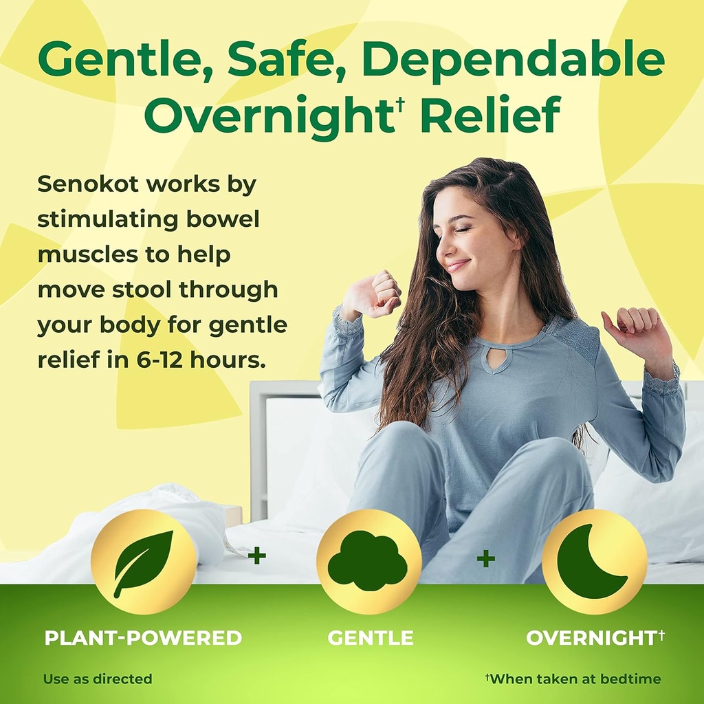 Senokot Dietary Supplement, Natural and Organic Senna Leaf, Laxative Tea for Occasional Constipation, 20 Wrapped Pyramid sachets, Certified Organic. 6