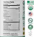 Mother Nature USDA Organic Black Seed Oil, High TQ 2%, Cold Pressed, Unrefined Nigella Sativa, Omega 3 6 9 for Immune, Joint & Heart Support, Hair & Skin, Non-GMO, Glass Bottle (8oz) 6