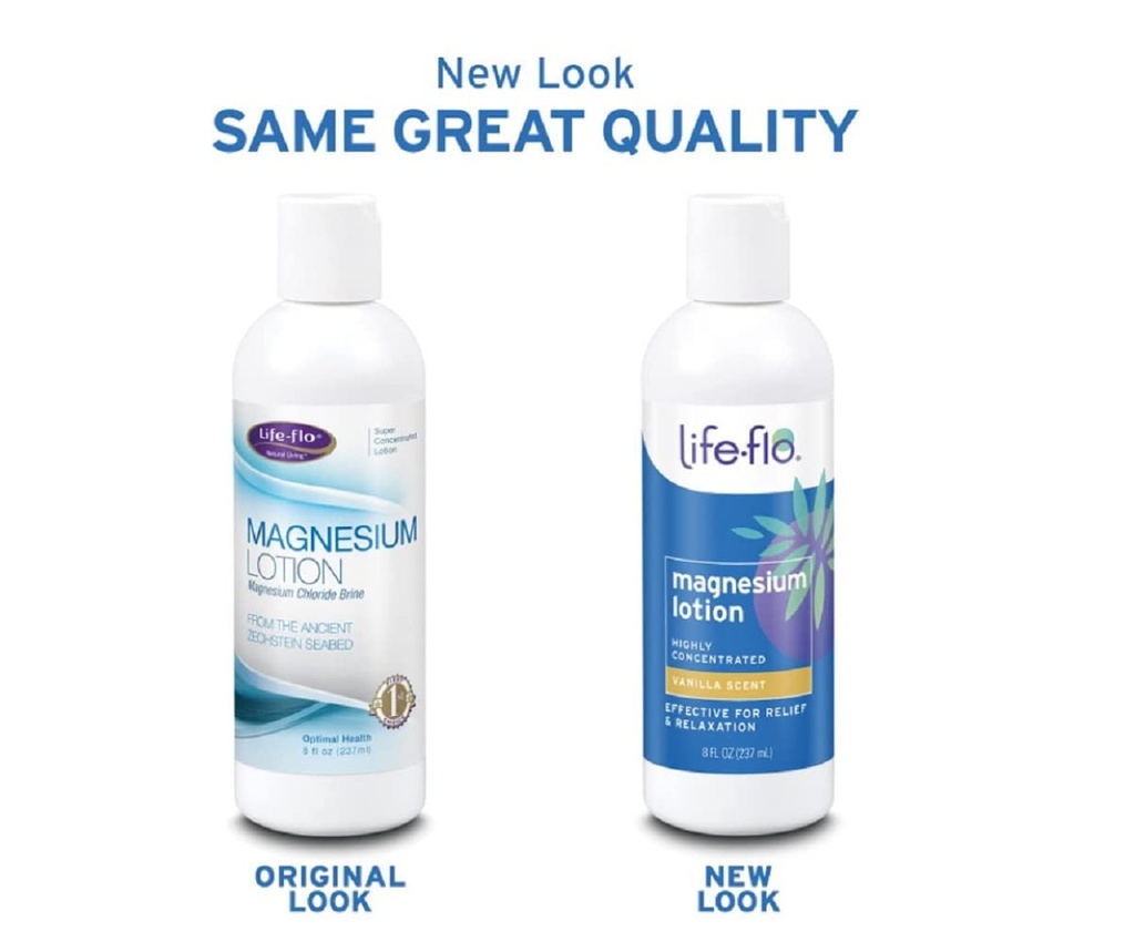Life-Flo Magnesium Lotion - 8 oz (Pack of 5) 3