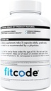 Fitcode Magnesium Citrate Capsules 400mg - Muscle and Bone Health Magnesium Supplement with Pure Magnesium Citrate for Muscle Relaxation & Bone Strength - 60 Veggie Magnesium Capsules for Heart Health 4