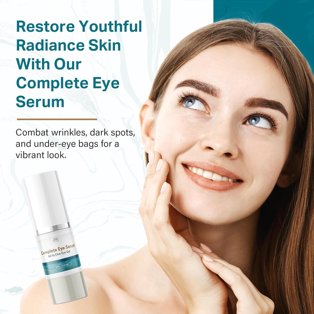 Sun Coast Sciences - Complete Eye Serum by Dr. Mark Rosenberg for Wrinkle Reduction, Dark Spot Fading, and Under-Eye Bags Treatment (Pack of 1) 3