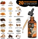 1500 MG Liposomal Active Hexose Correlated Supplement 120 SoftGels Bundle with 2000 MG Liposomal Mushroom Complex Drops 30 Servings 6