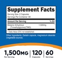 Nutricost Betaine Anhydrous Caps 1500mg, 60 Servings Per Bottle (2 Bottles) 3