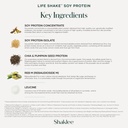 Shaklee Life Shake™ Soy Protein French Vanilla - Complete Meal Replacement with 20g Protein, 6g Fiber, 24 Vitamins & Minerals - Supports Satiety & Healthy Weight - Non-GMO - 14 Servings 6