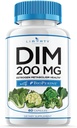 DIM Supplement 200mg - DIM Diindolylmethane Plus BioPerine - Estrogen Balance, Hormone Menopause Relief, Acne Treatment, Vegan - 60 Count 2
