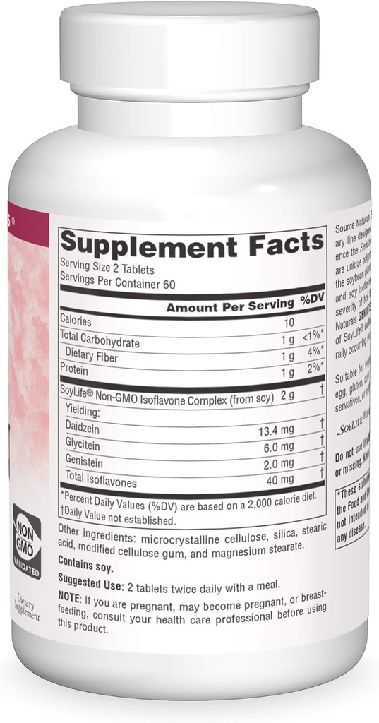 Source Naturals Genistein 1000 Mg (Eternal Woman), 120 Tablets 3
