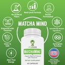 VitaMonk Matcha Capsules with Theanine & Theobromine - Matcha Pills from Japan with 25mg Natural Caffeine - for Smooth Energy and Focus Without The Jitters - 60 ct 5