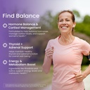 WellPath Bundle of Soothe Thyroid Support & Hormone Balance for Women + Vital Liquid Liposomal Curcumin Drops 4