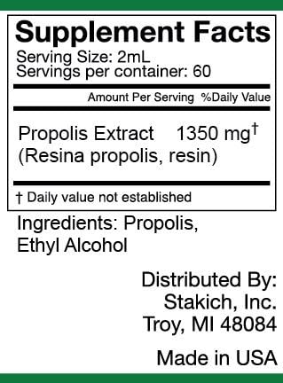 Stakich Propolis Extract (4 Ounce 50%) 3