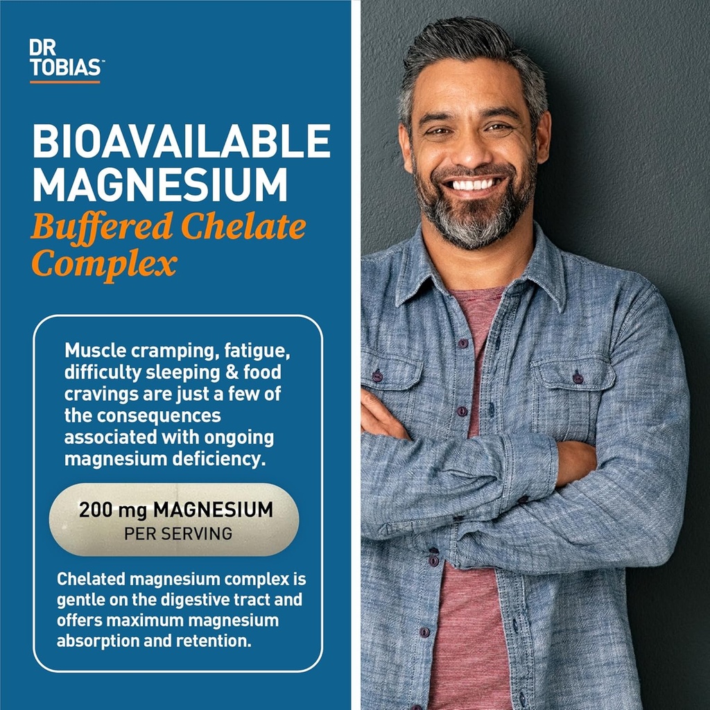 Dr. Tobias Magnesium Bisglycinate and Liposomal Glutathione - Supports Energy, Muscle Function, and Immune Health - Maximum Absorption - Vegan, Non-GMO 3