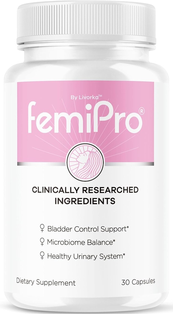 LIVORKA FemiPro Bladder Control Pills - Original FemiPro Capsules, Femi Pro Bladder Control Support Supplement, Probitic FemiPro Pills for Overall Health and Wellness Reviews, 30 Capsules for 1 Month 2