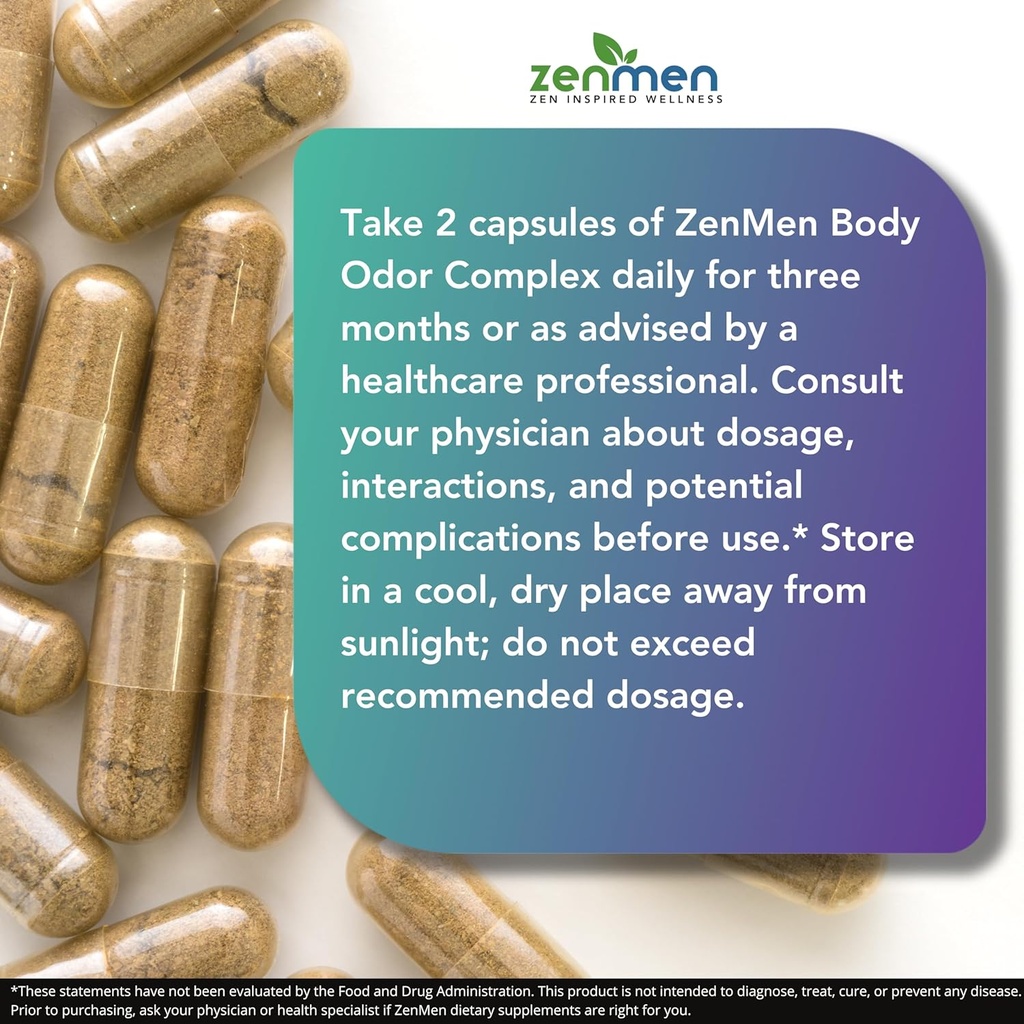 Zenmen Overall Wellness Bundle: Body Odor Supplement and Japanese Knotweed Tincture Bundle 5