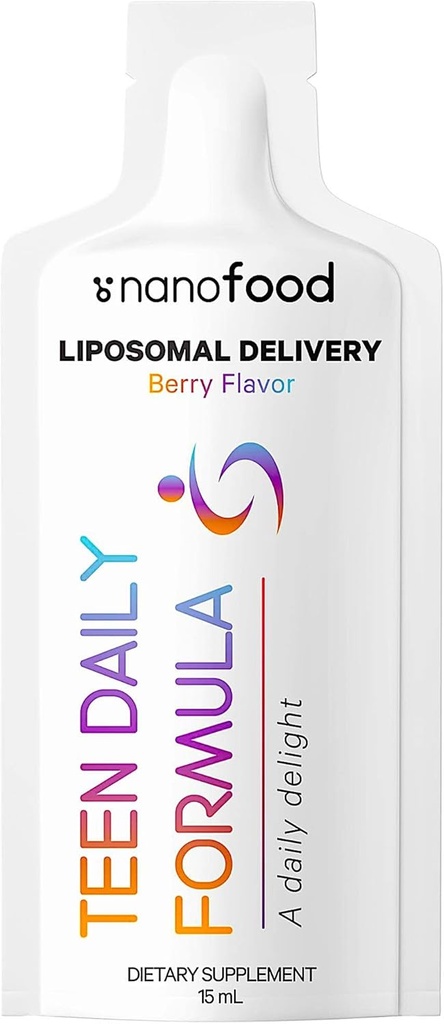 Codeage Multivitamins For Teens, Liquid Vitamin C for Teenagers, Vitamin A B6 B12 D3 E For Kids, Biotin Zinc Omega-3 Folate, Liposomal Vitamins Supplement, One Daily Sachet, Vegan, Non-GMO, 30 Pouches 4