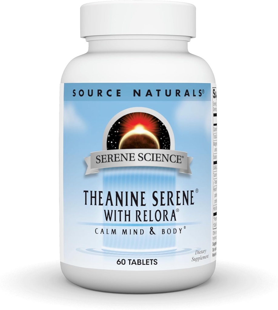 Source Naturals Serene Science Theanine Serene with Relora - Calm Mind & Body - 60 Tablets 2