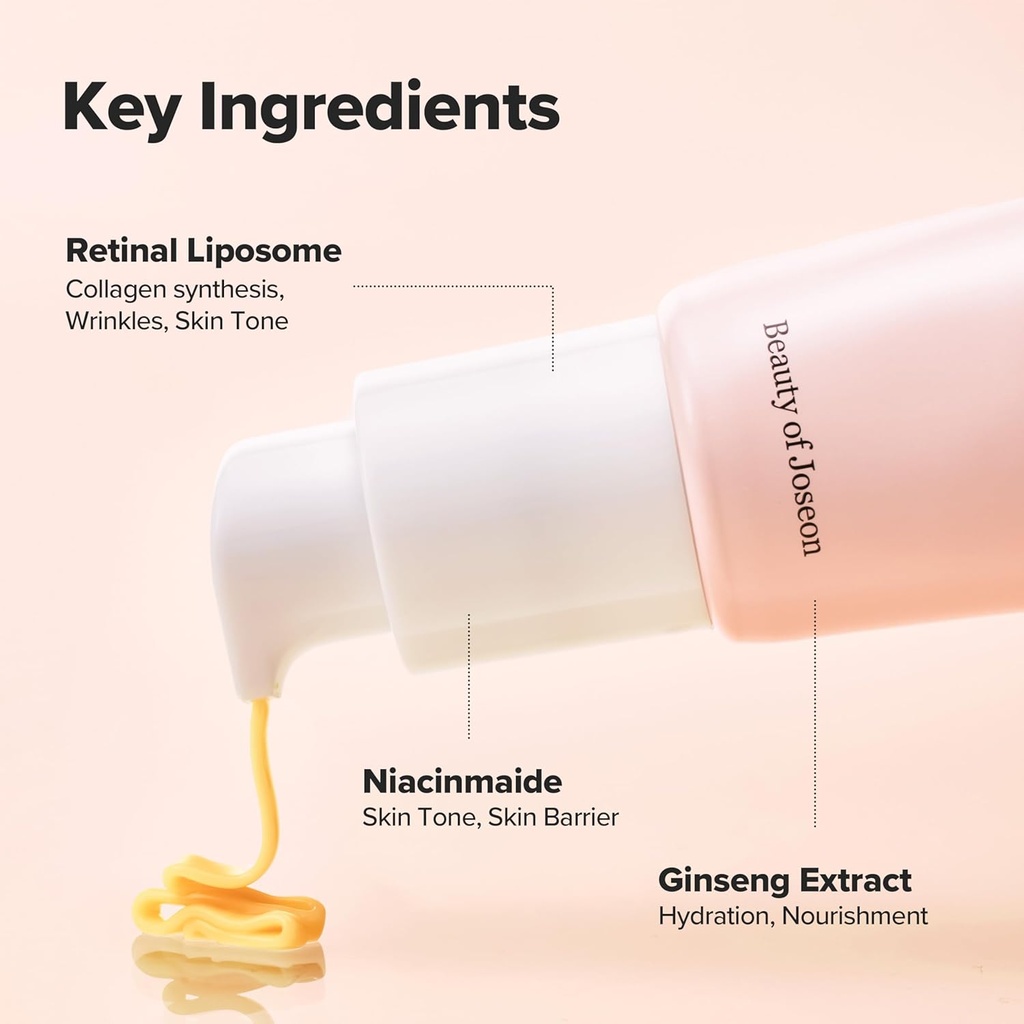 Beauty of Joseon Revive Eye Serum with Retinal Niacinamide Correction for Puffy Eye Bags Fine Lines Dark Circles Wrinkles, Korean Skin Care 30ml, 1 fl.oz 5