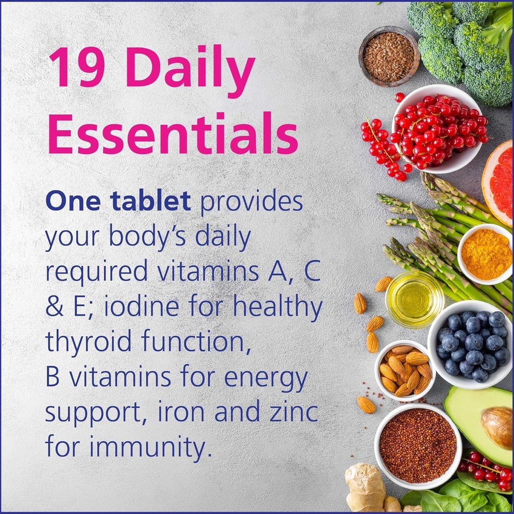 VITALITY Time Release Super Multi+ | Multivitamin | Supports Healthy Hair, Skin and Nails | 60 Tablets 6