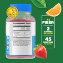 Lifeable Sugar Free Preciotic Fiber Kids + Vitamin C Kids, Gummies Bundle - Great Tasting, Vitamin Supplement, Gluten Free, GMO Free, Chewable Gummy 3