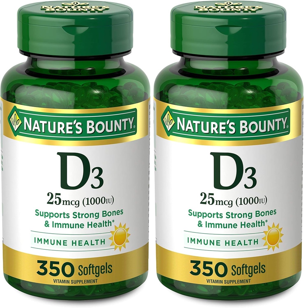 Nature's Bounty D3-2000 IU, 240 Softgels (Pack of 3) 5