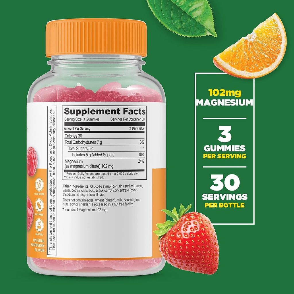 Lifeable Garlic 1000mg + Magnesium, Gummies Bundle - Great Tasting, Vitamin Supplement, Gluten Free, GMO Free, Chewable Gummy 4
