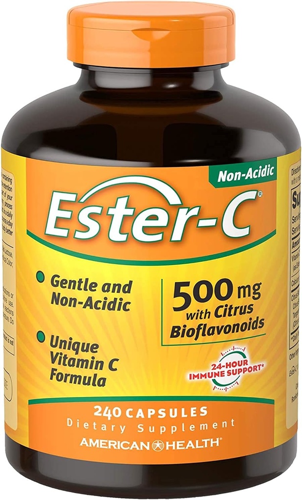 Ester-C 500 mg with Citrus Bio, 240 cap (Pack of 2) 2