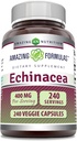 Amazing Formulas Echinacea Supplement | 400 Mg Per Serving | 120 Veggie Capsules | Non-GMO | Gluten Free | Made in USA 2