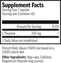 Pure Lab Vitamins L-Theanine 250mg - 60 Vegi-Caps Made in Canada 4