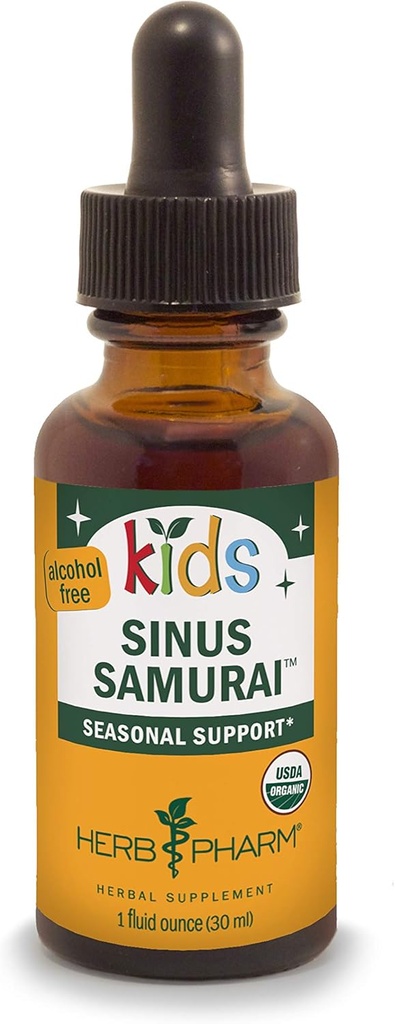 Herb Pharm Kids Sinus Samurai & Immune Fortifier Organic Liquid Herbal Formulas, 1 Fl Oz & 1 Ounce 3