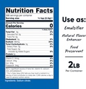 Nutricost Sodium Citrate Powder 2LB (32.4oz) - Food Grade, Non-GMO - Emulsifier, Natural Flavor Enhancer, Food Preservant 3