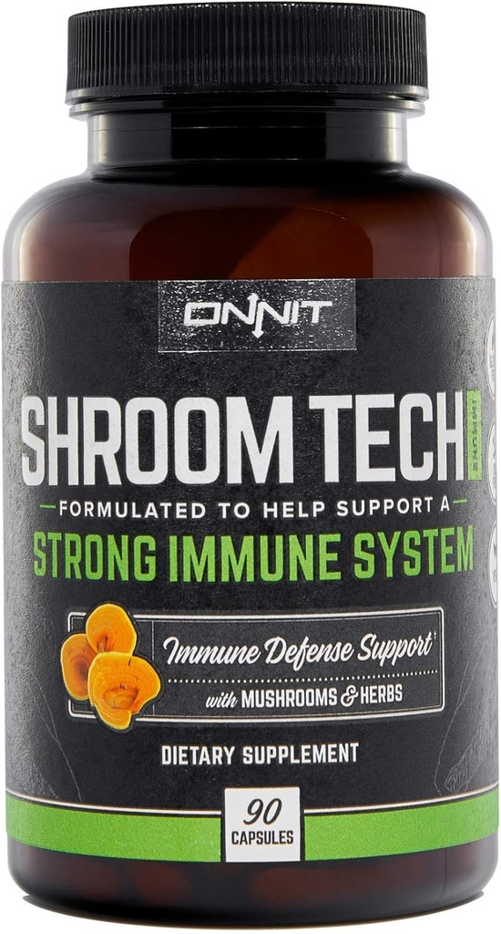 ONNIT Shroom Tech Immune: Daily Immune Support Supplement with Chaga Mushroom (90ct) 2