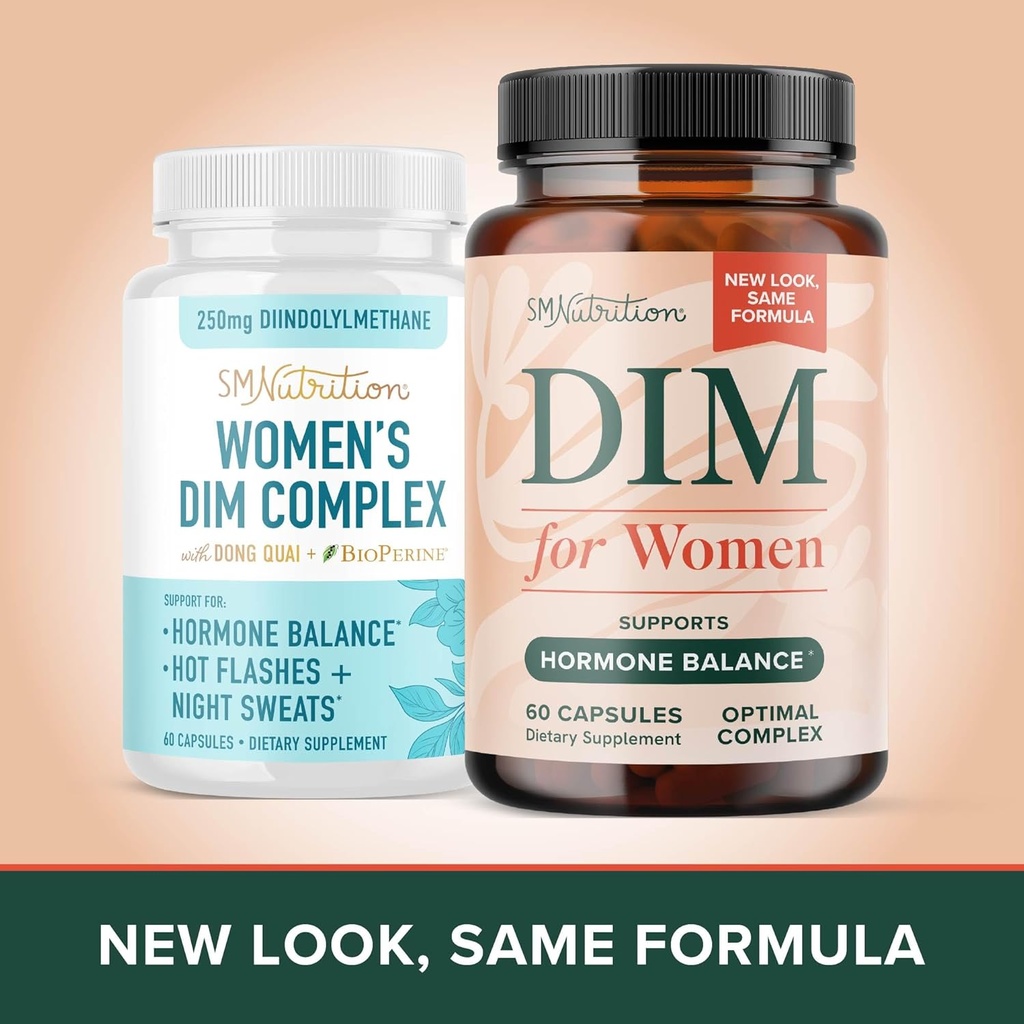 SMNutrition Organic Maca Root Tincture and Women's DIM Supplement | Hormone Balance Bundle with Liquid Maca Root Drops (120 Servings) and 250mg DIM Supplement for Women Complex (60 Servings) 5